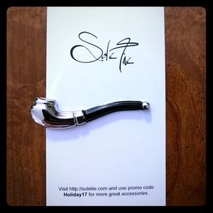 Smoking Pipe Tie Bar